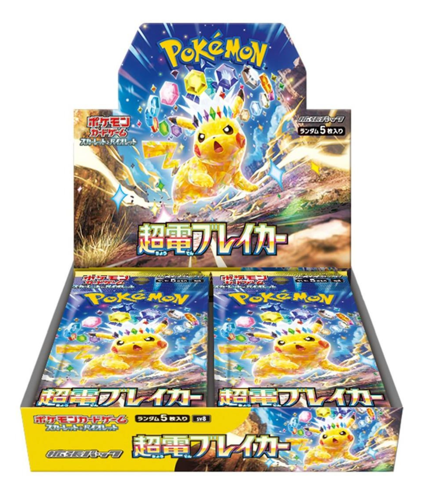 Pokémon TCG: Scarlet & Violet-Super Electric Breaker Japanese Booster Box - SV8 (30 packs)